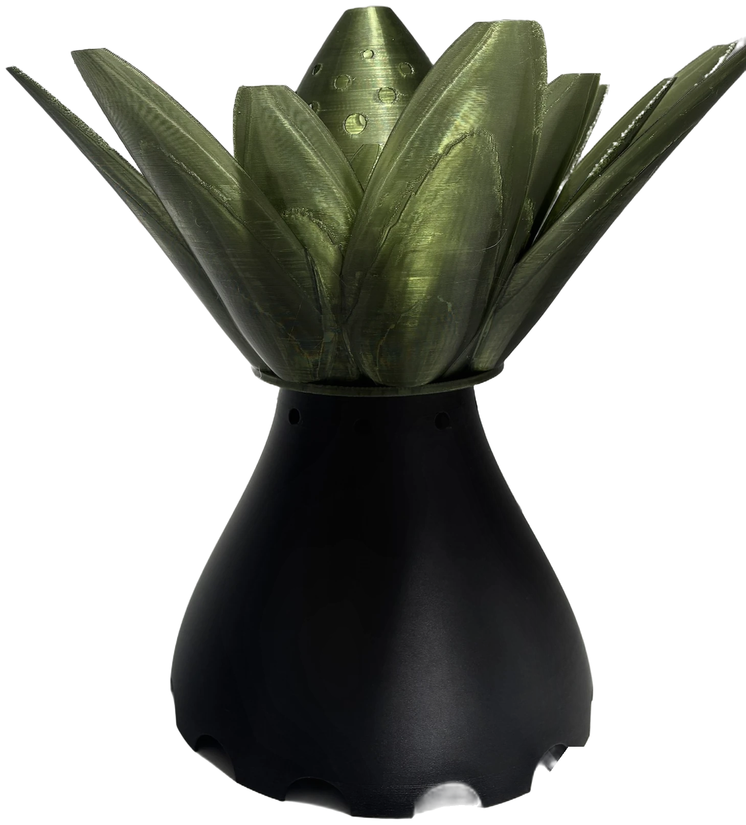 Maguey apagada: hojas de PETG verde maguey